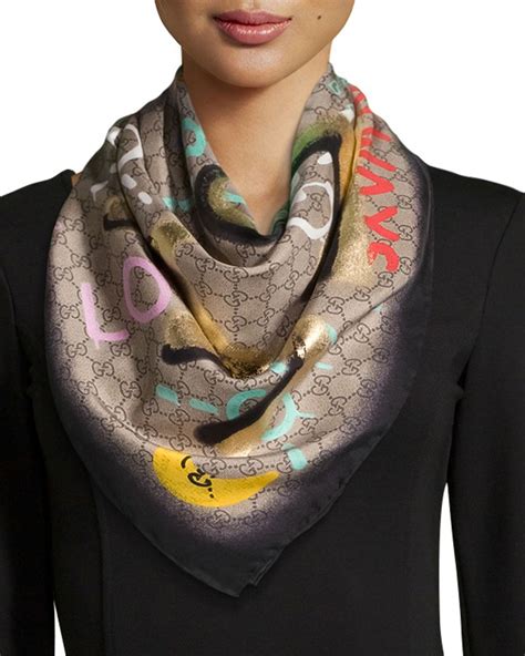 gucci shawl scarf|original gucci silk scarf.